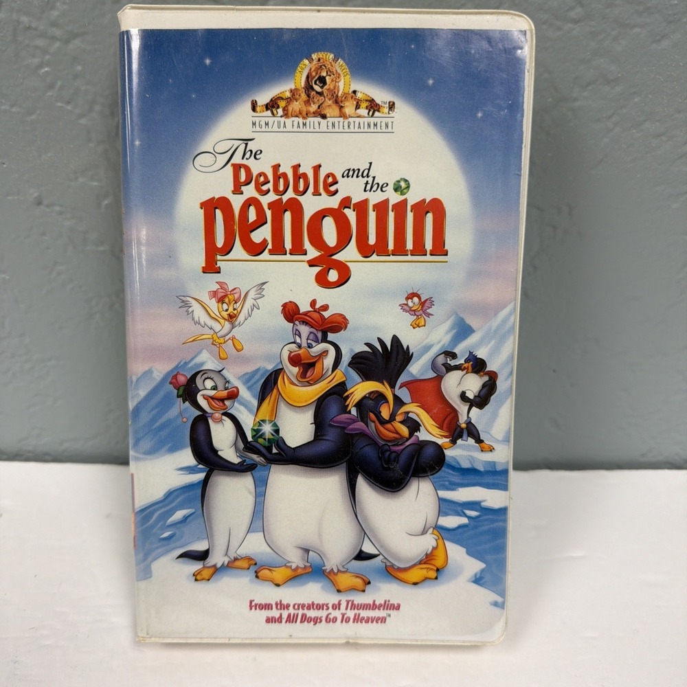 The‎ Pebble and the Penguin (VHS, 1995, Family Entertainment) Clamshell